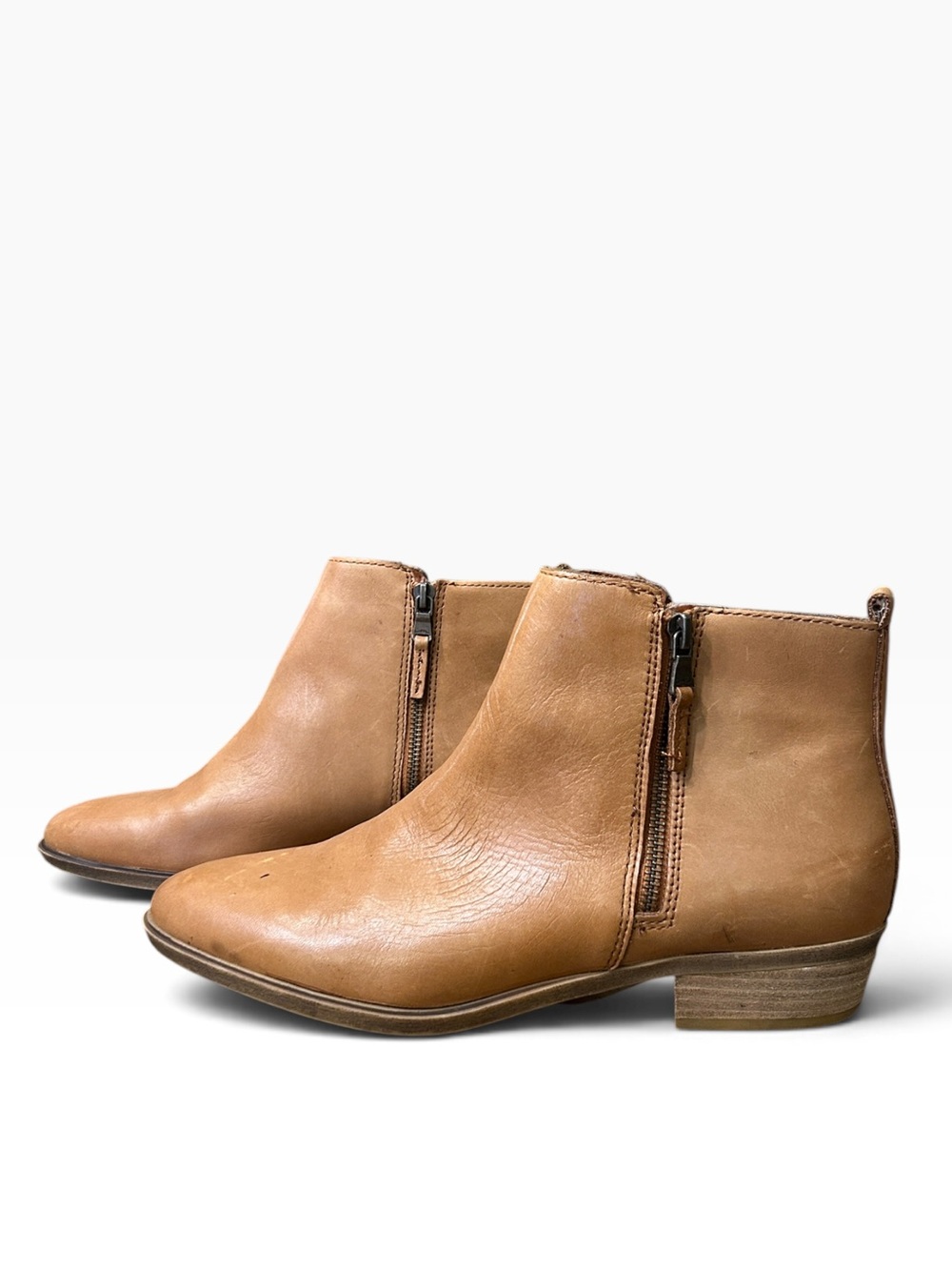 Lauren Ralph Lauren Tan Leather Ankle Boots Women’s Size 11